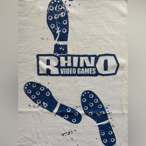 RARE - RHINO VIDEO GAMES Madden 2007 NFL Employee Blockbuster Mens T-Shirt XL